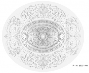 Розетка из гипса ArtDeco Р-101 (d-2500/3500)